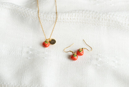 Cute Tomato Earrings