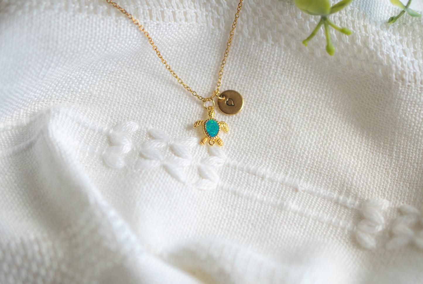 Gold Turtle Necklace