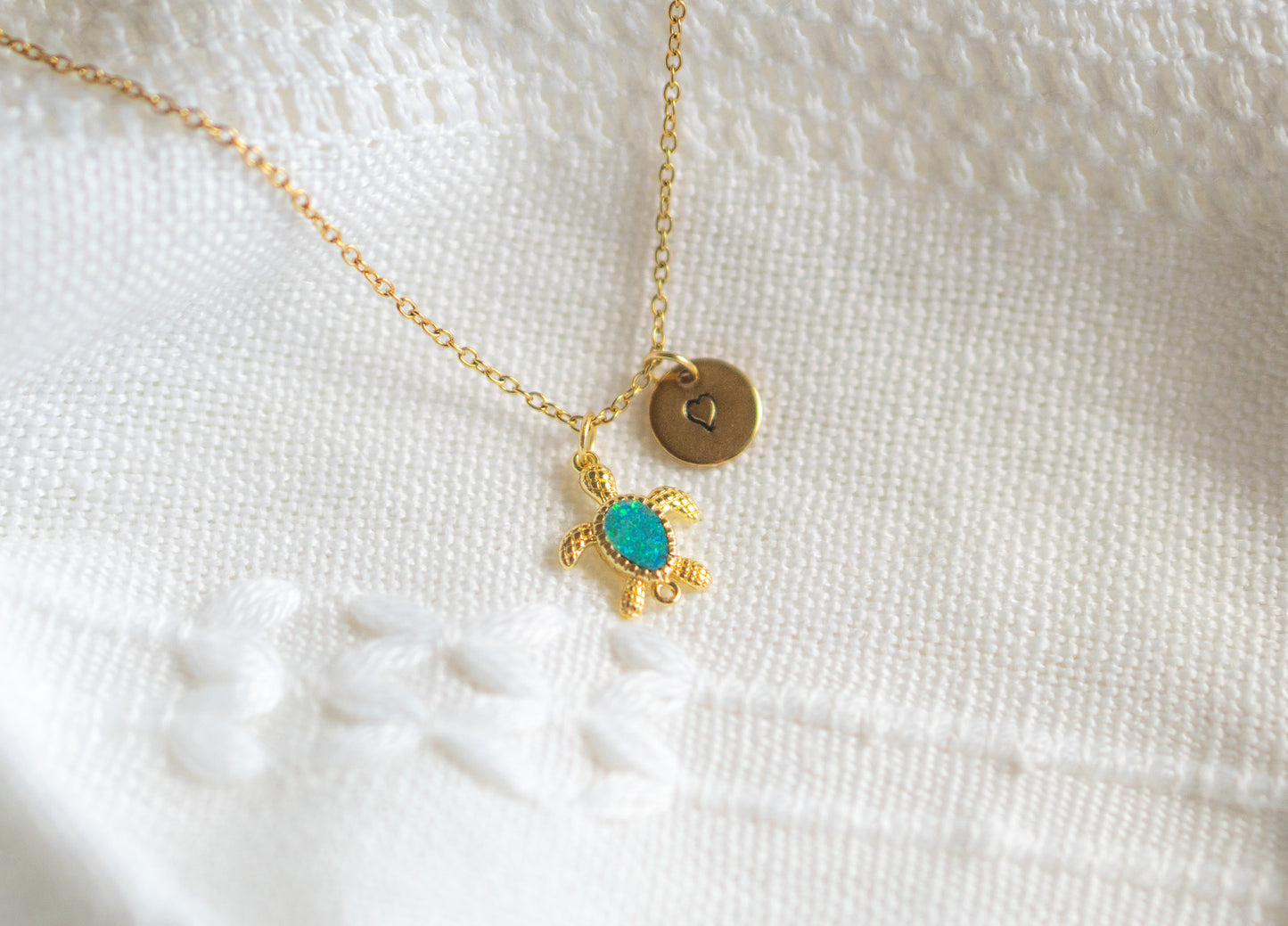 Gold Turtle Necklace