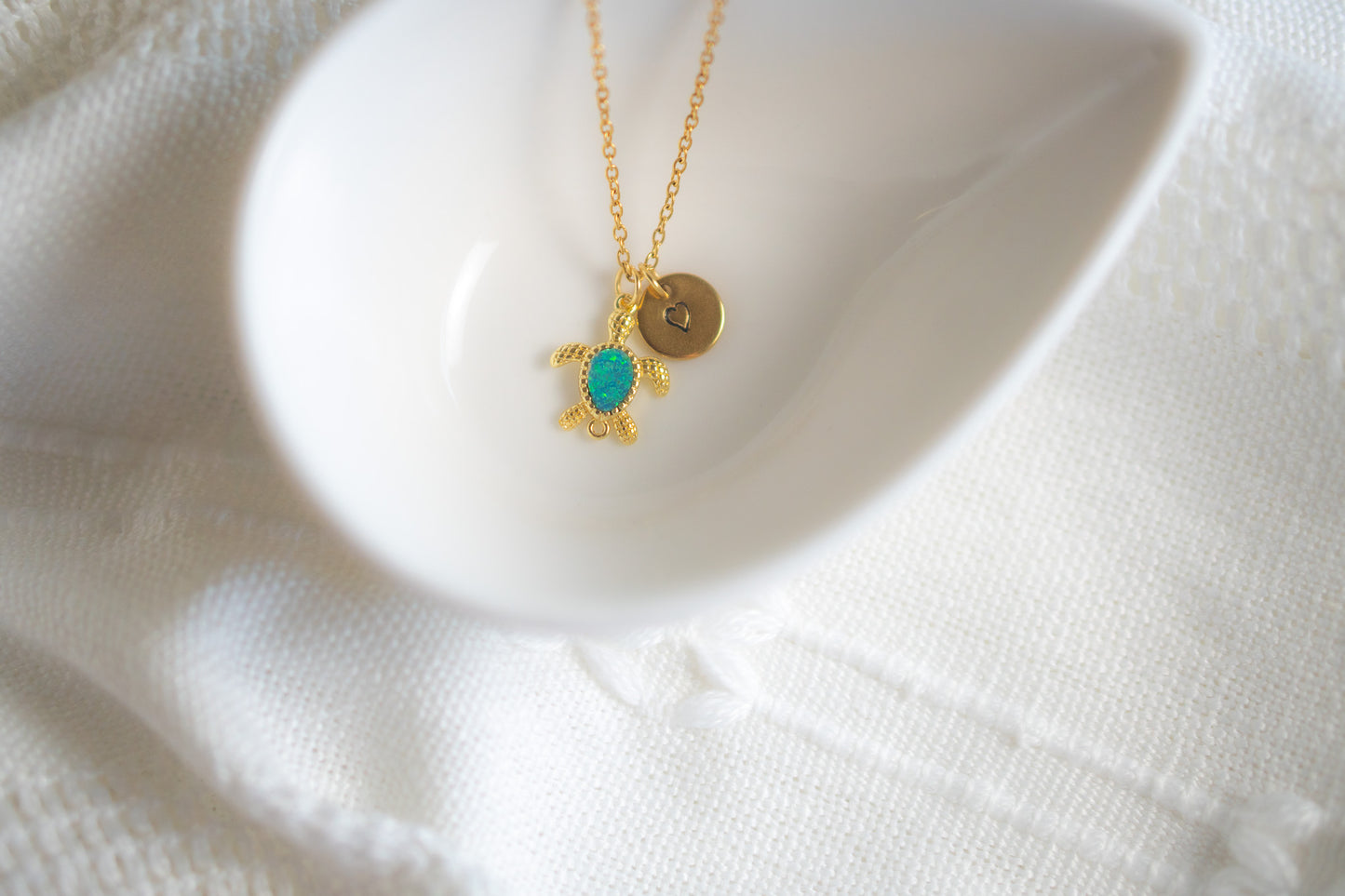 Gold Turtle Necklace