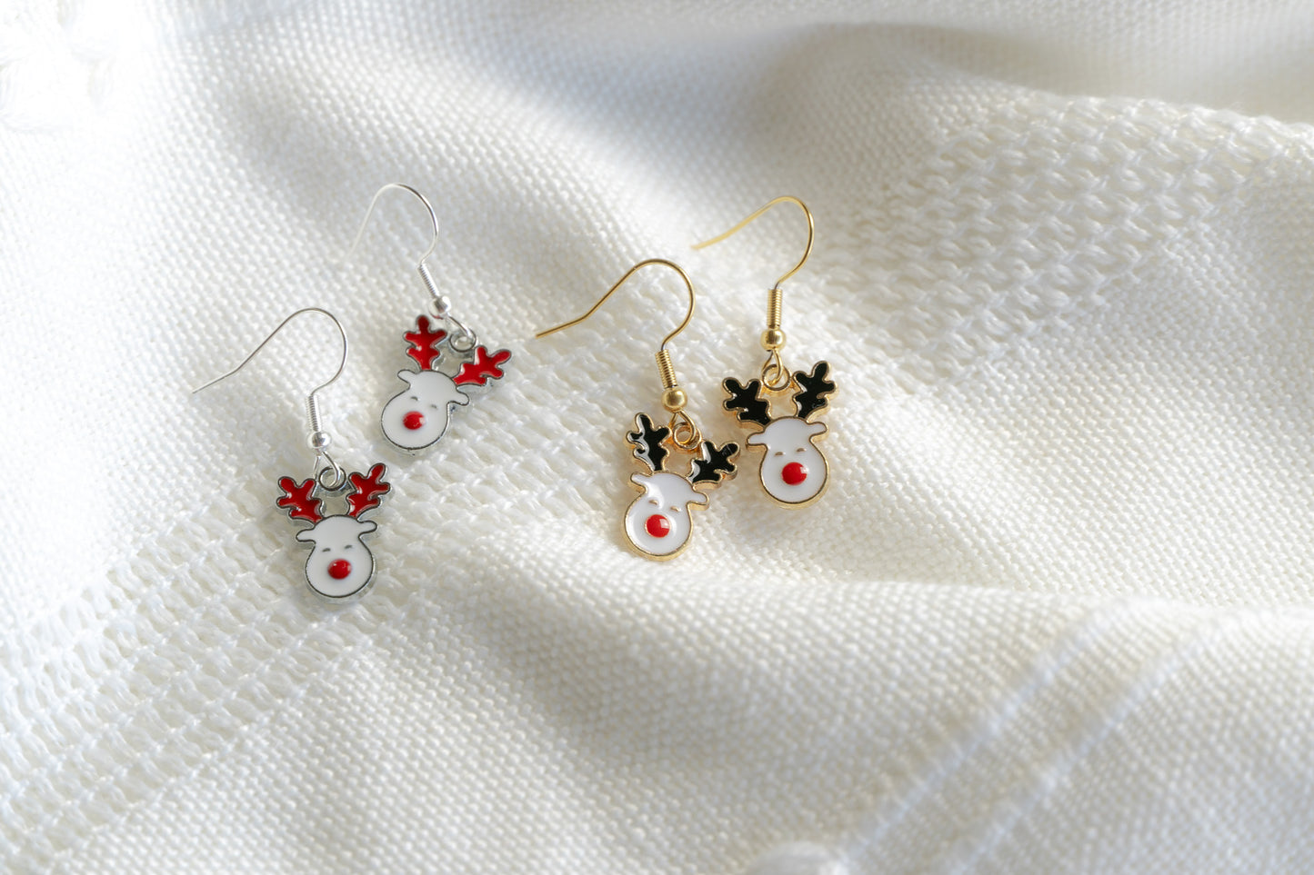 Cute Reindeer Drop Earrings