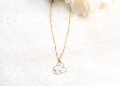Cute white Bunny Rabbit Necklace