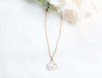 Cute white Bunny Rabbit Necklace