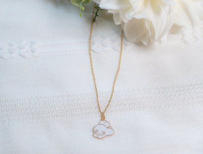 Cute white Bunny Rabbit Necklace