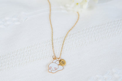 Cute white Bunny Rabbit Necklace