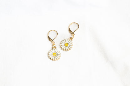 Daisy Charm Earrings
