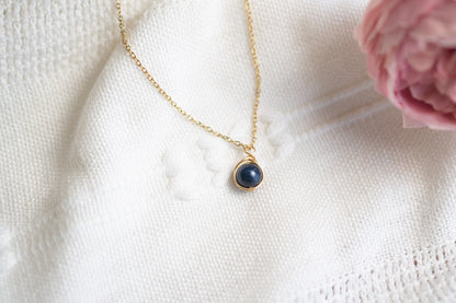 Blue Tiger's Eye Necklace,