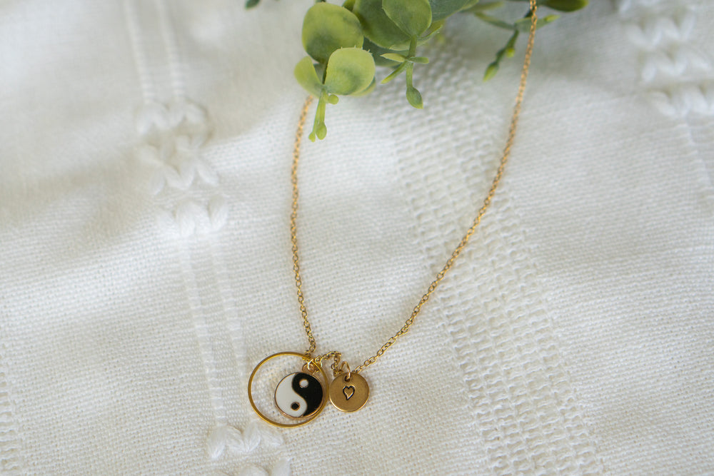 Unique Yin Yang Necklace for her