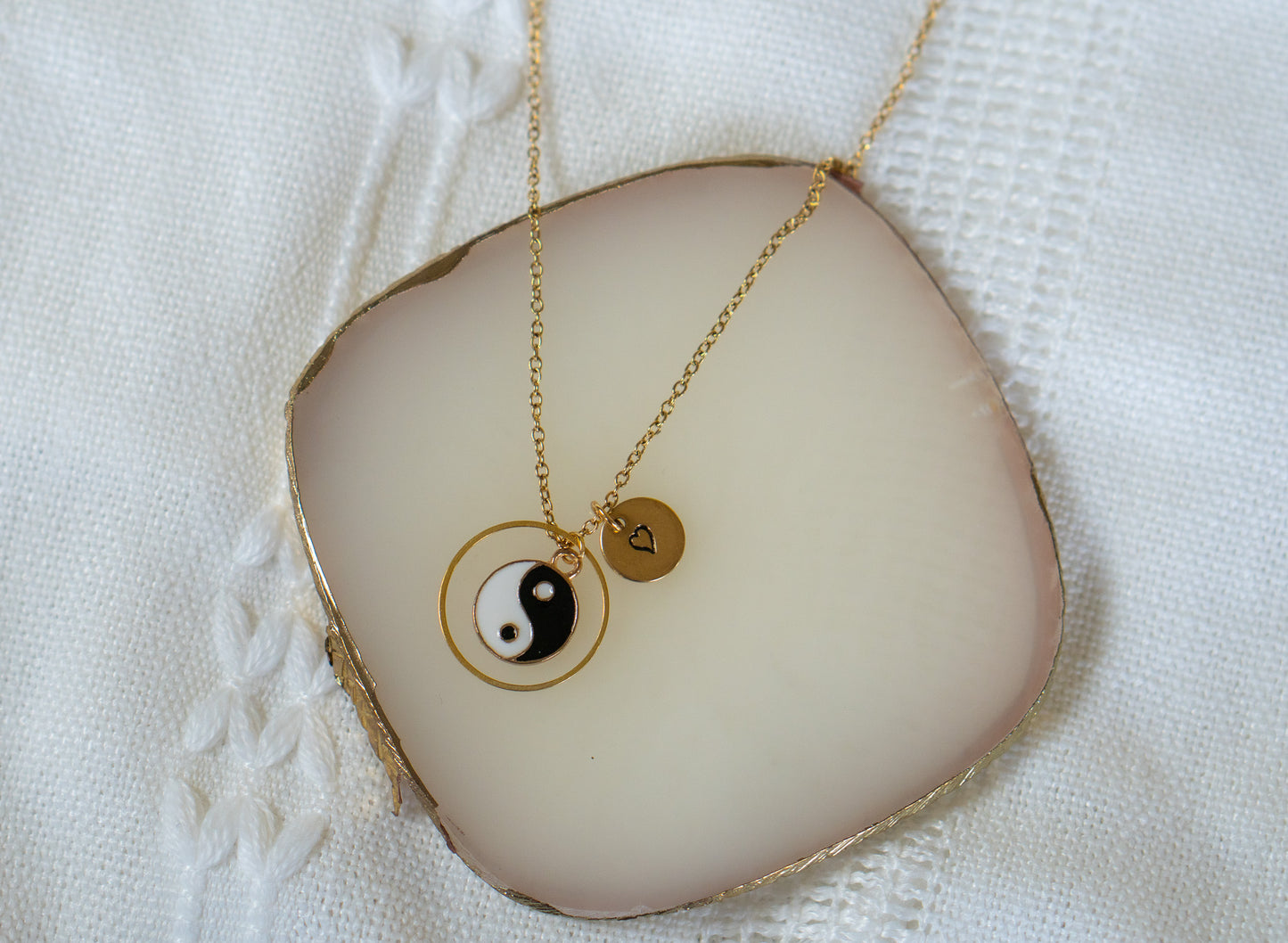 Unique Yin Yang Necklace for her