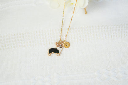 Black Corgi Necklace