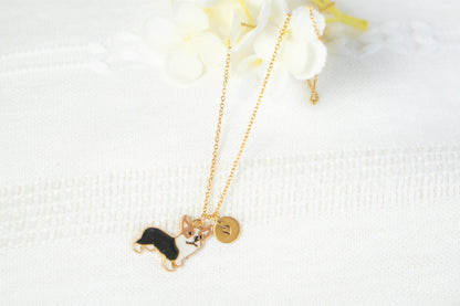 Black Corgi Necklace