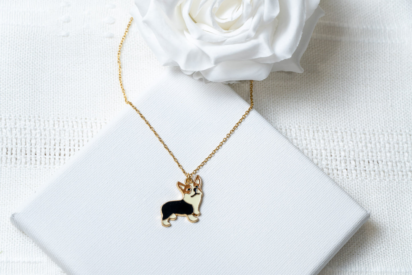 Black Corgi Necklace