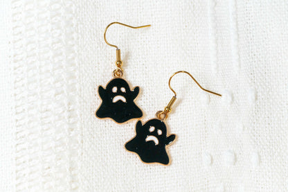 Halloween "Black Ghost" Earrings