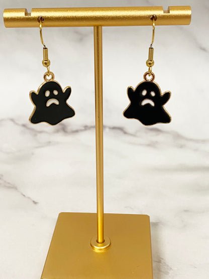 Halloween "Black Ghost" Earrings