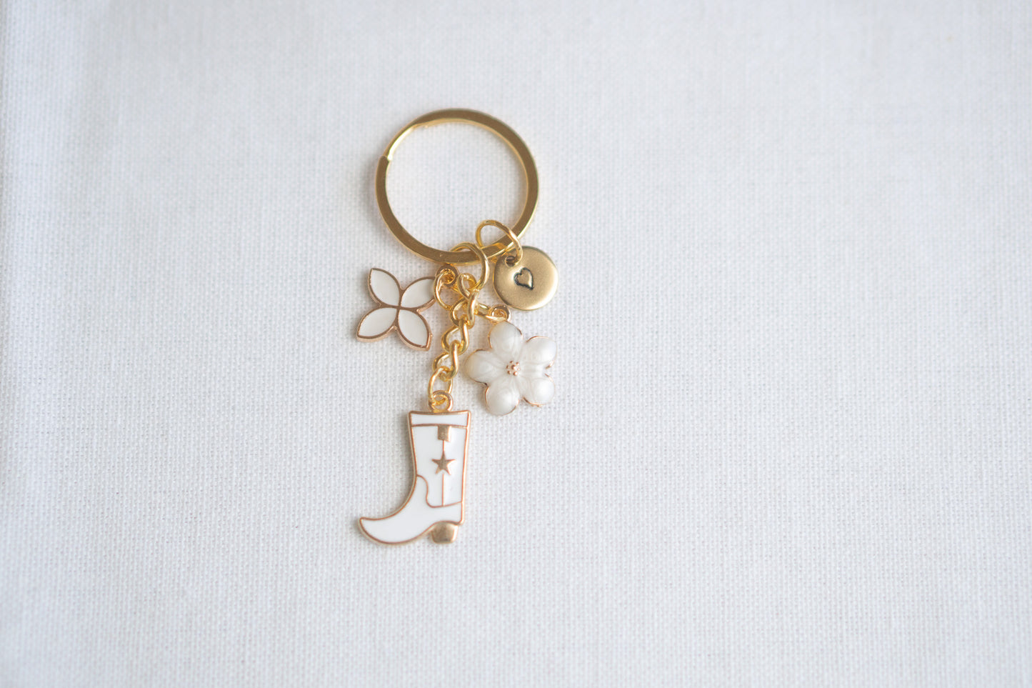 Cowgirl Boots Keychain