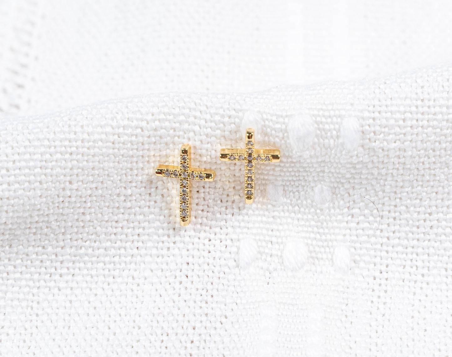 CZ Cross Stud