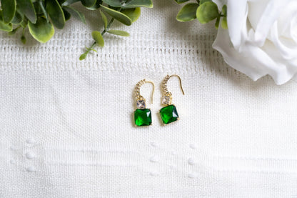 Emerald CZ Earring