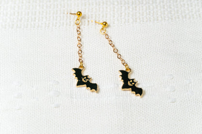 Halloween "Bat Earrings"