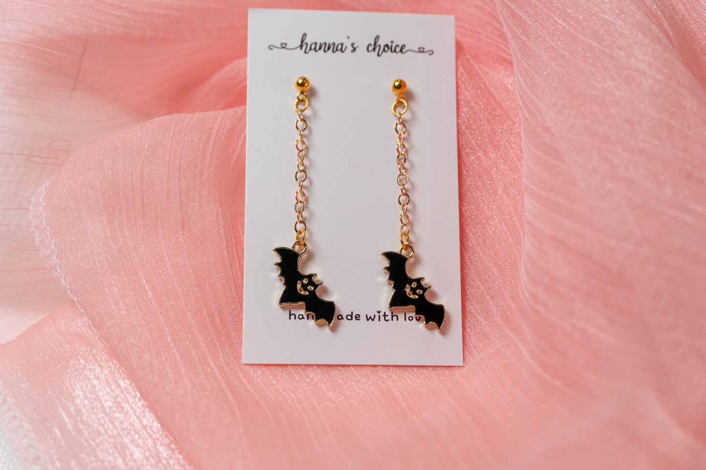 Halloween "Bat Earrings"