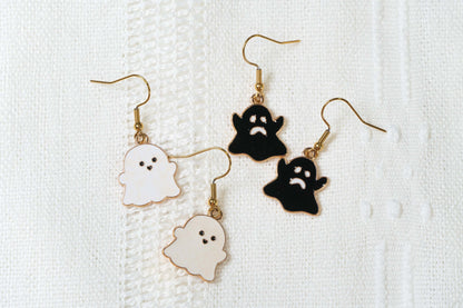 Halloween "Black Ghost" Earrings