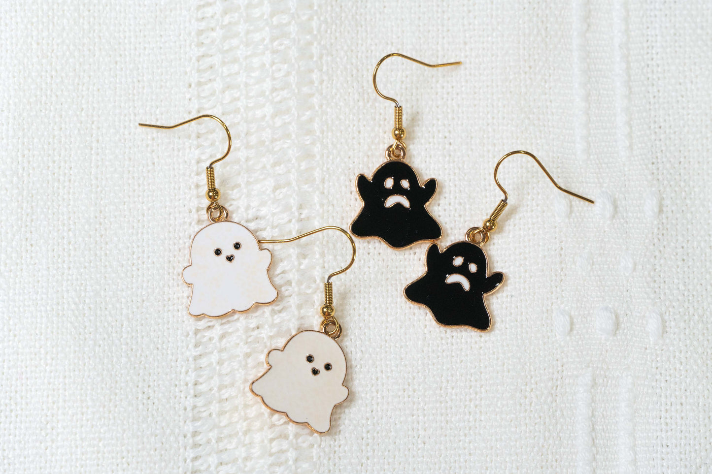 Halloween "White Ghost" Earrings