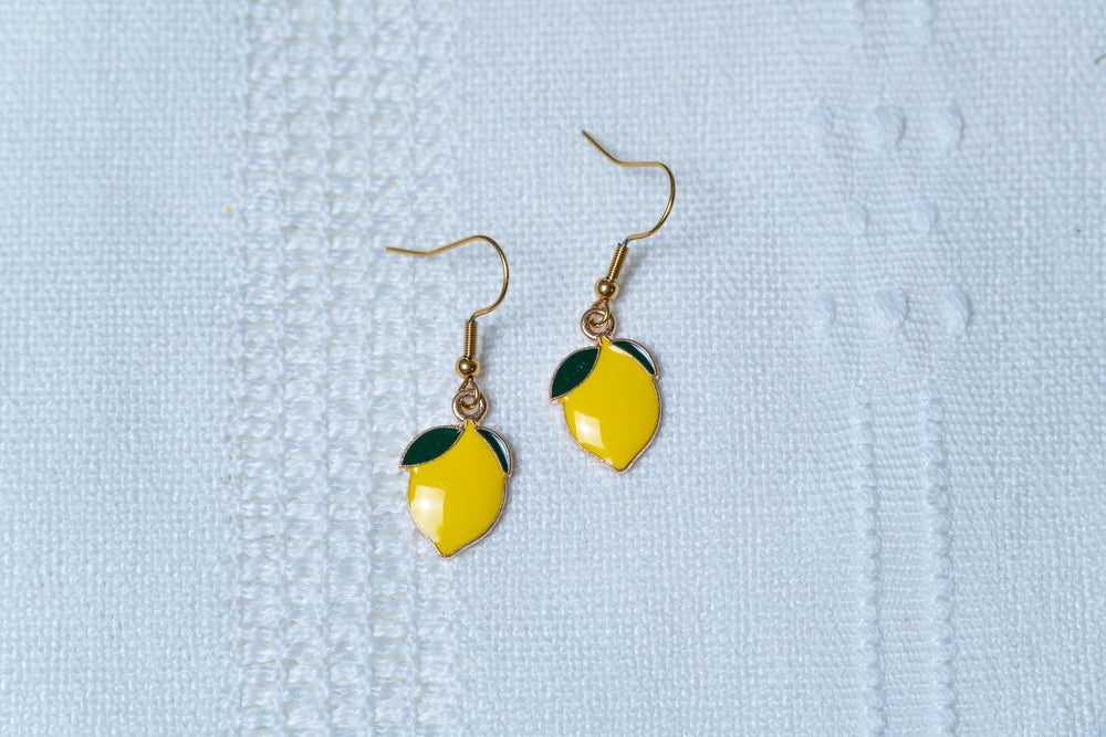 Fruit Lemon Earrings