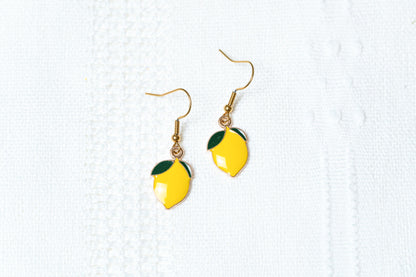 Fruit Lemon Earrings