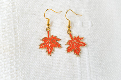 Maple Leaf Earrings -Style 2