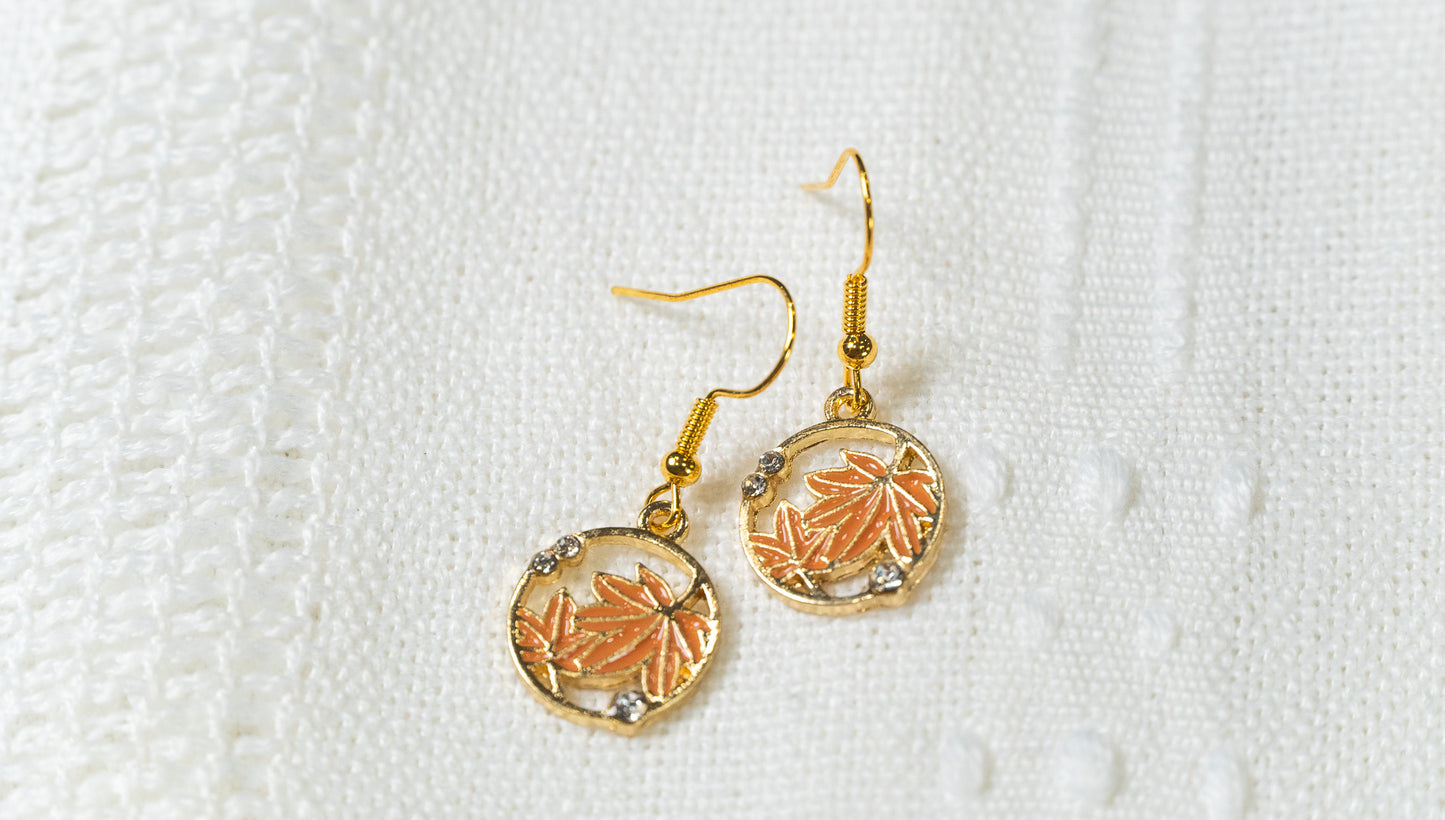 Maple Leaf Earrings -Style 2