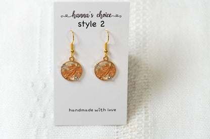 Maple leaf Earrings -Style 1