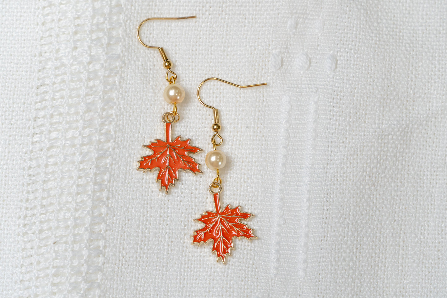 Maple leaf Earrings -Style 1