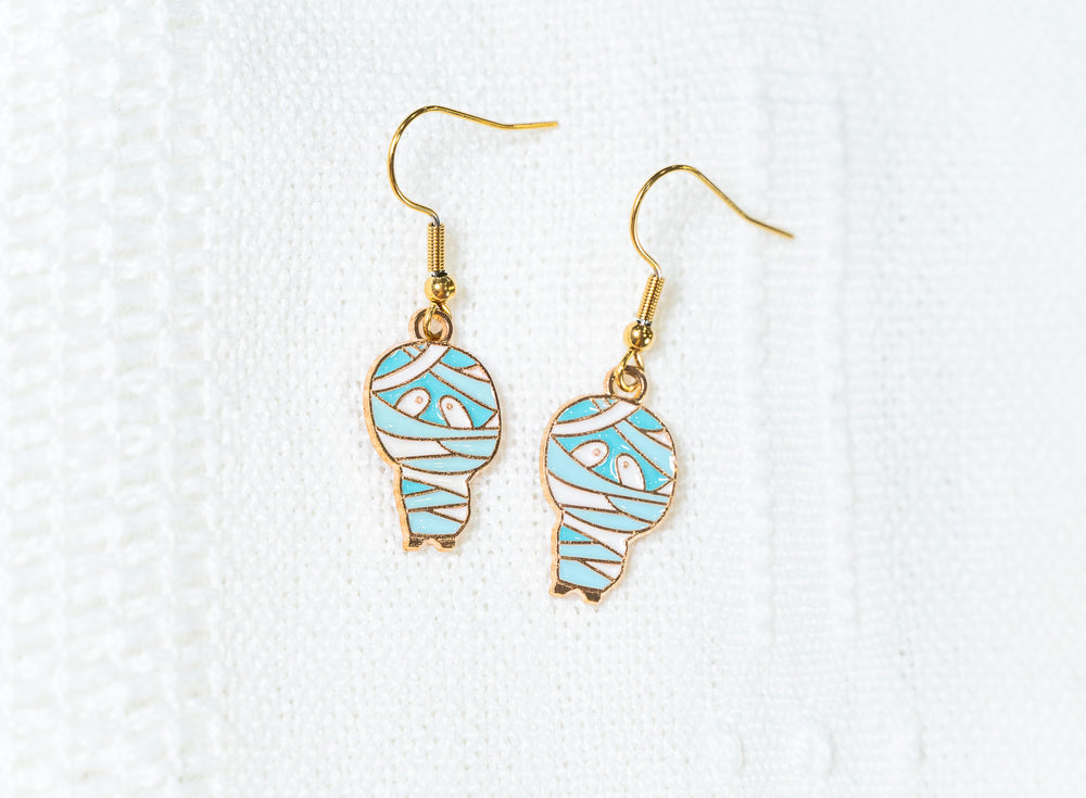 Halloween "Mummy" Earrings