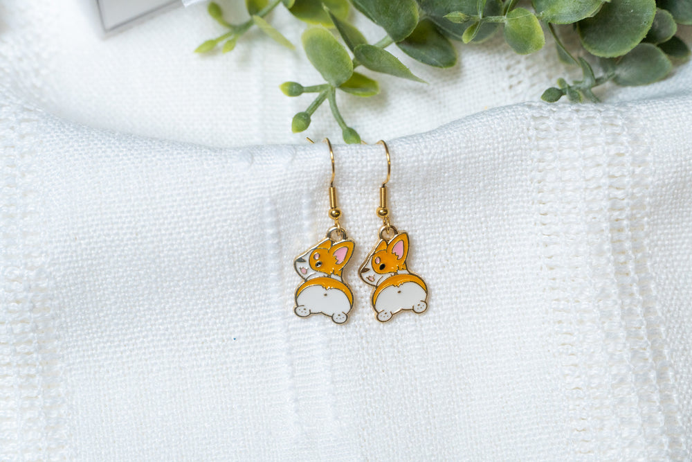 Corgi Earrings