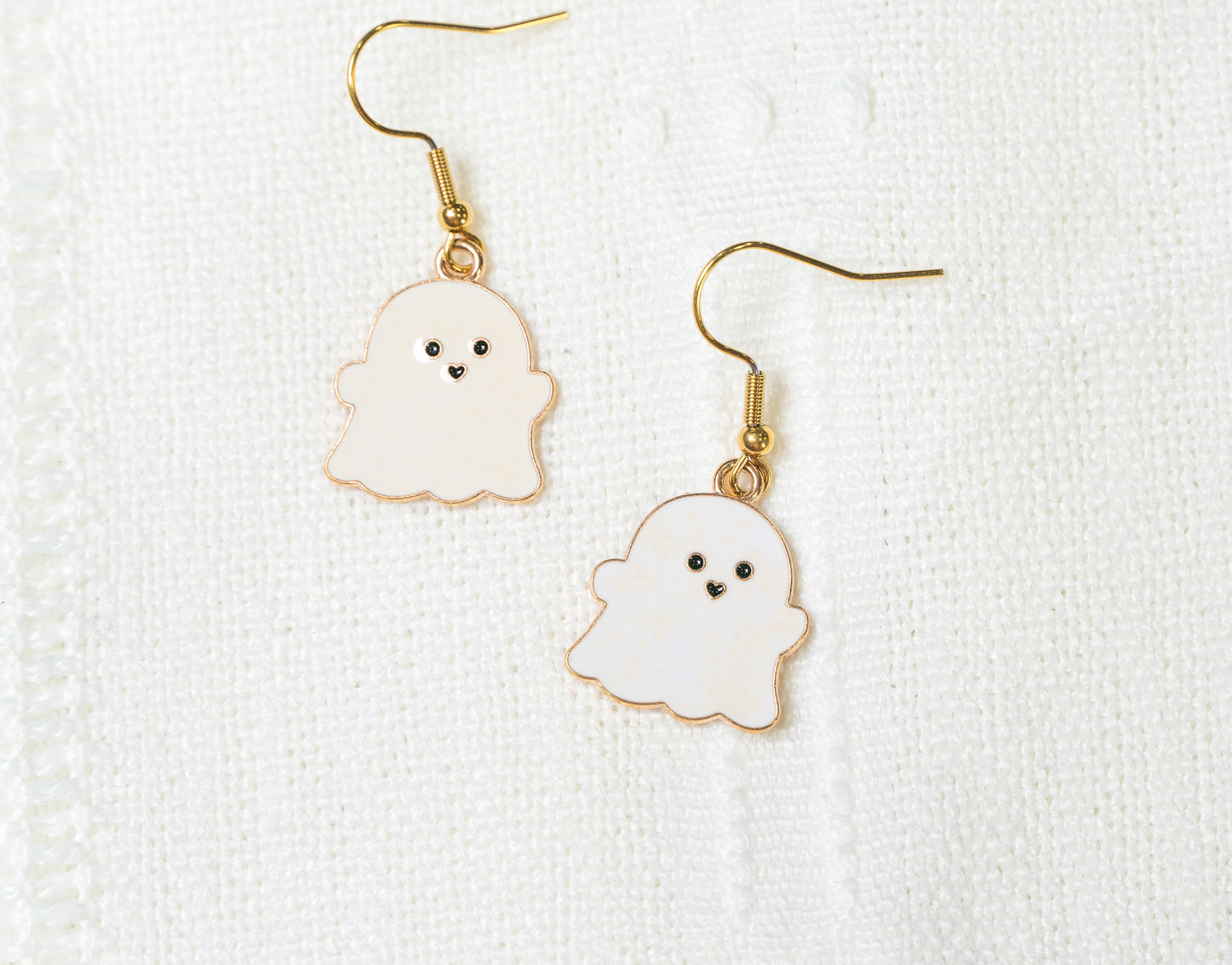 Halloween "White Ghost" Earrings