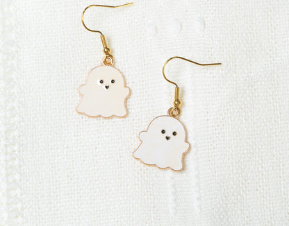 Halloween "White Ghost" Earrings