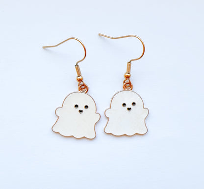 Halloween "White Ghost" Earrings