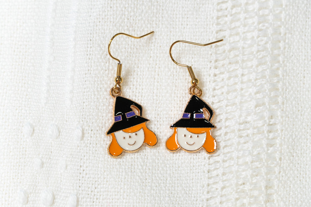 Halloween "Witch Earrings"